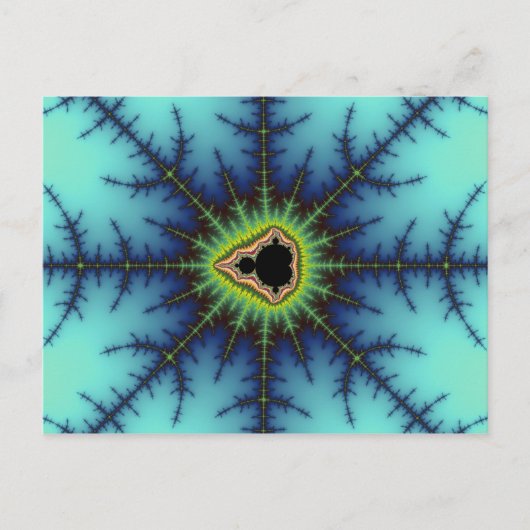 Crosshairs - Fraktal Postkarte (Vorderseite)