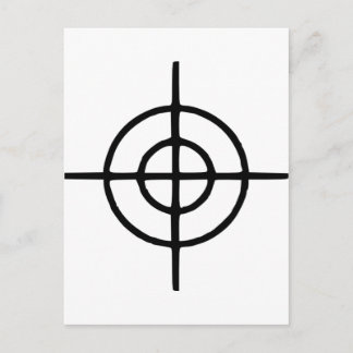 Crosshairs - Gun Postkarte