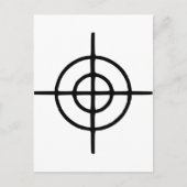 Crosshairs - Gun Postkarte (Vorderseite)