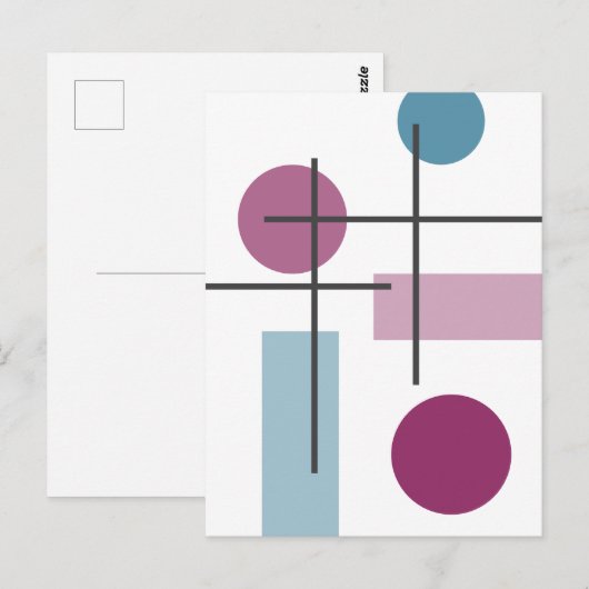 Crosshatch 1 postkarte (Vorne/Hinten)