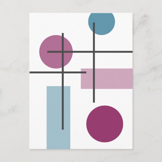 Crosshatch 1 postkarte (Vorderseite)