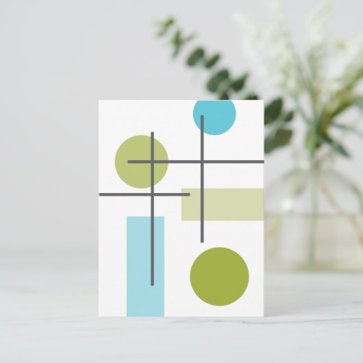 Crosshatch 1 postkarte (Stehend Vorderseite)