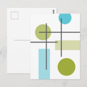 Crosshatch 1 postkarte (Vorne/Hinten)