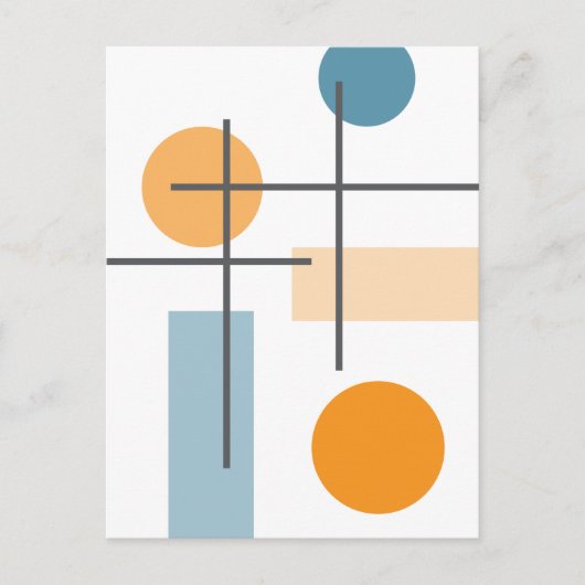 Crosshatch 1 postkarte (Vorderseite)