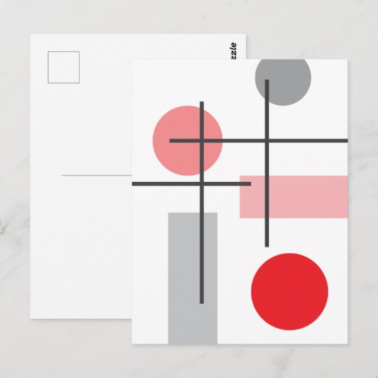 Crosshatch 1 postkarte (Vorne/Hinten)