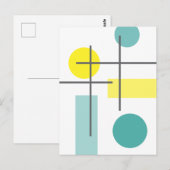 Crosshatch 1 postkarte (Vorne/Hinten)