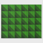 Crosshatch Op Art Geschenkpapier (Flach)