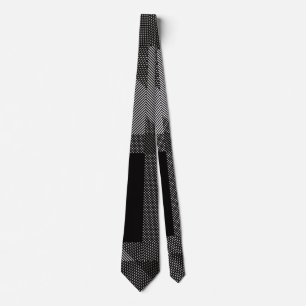 Crosshatch Op Art Krawatte