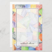 Crosshatch Quilt I Briefpapier (Vorne/Hinten)