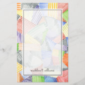 Crosshatch Quilt I Briefpapier (Vorderseite)