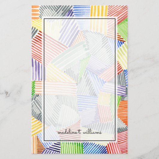 Crosshatch Quilt I Briefpapier (Vorderseite)