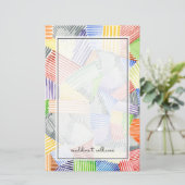 Crosshatch Quilt I Briefpapier (Stehend Vorderseite)