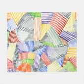 Crosshatch Quilt I Fleecedecke (Vorderseite (Horizontal))