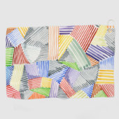 Crosshatch Quilt I Golfhandtuch (Horizontal)