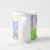 Crosshatch Quilt I Jumbo-Tasse (Rückseite)