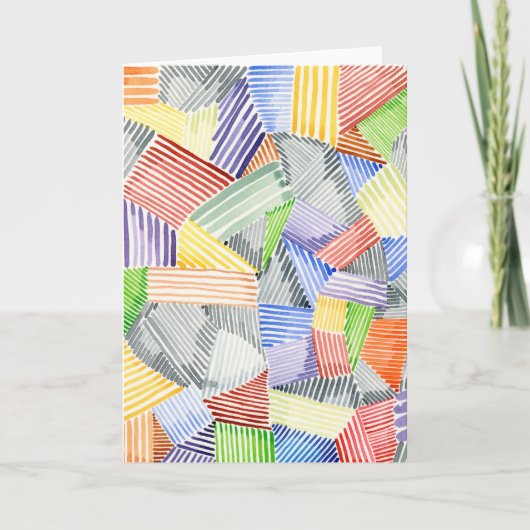 Crosshatch Quilt I Karte (Vorderseite)