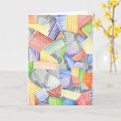 Crosshatch Quilt I Karte (Gelbe Blume)