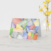 Crosshatch Quilt I Karte (Gelbe Blume)