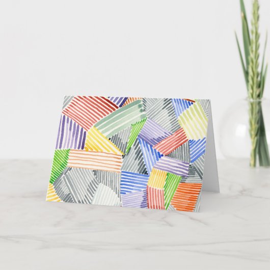 Crosshatch Quilt I Karte (Vorderseite)