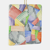 Crosshatch Quilt I Keramikornament (Rechts)