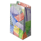 Crosshatch Quilt I Kleine Geschenktüte (Vorderseite Schrägansicht)
