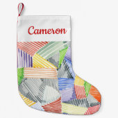 Crosshatch Quilt I Kleiner Weihnachtsstrumpf (Vorderseite)