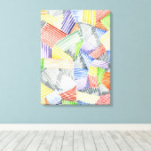 Crosshatch Quilt I Leinwanddruck (Insitu (Holzboden))