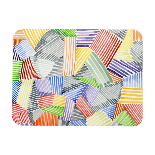 Crosshatch Quilt I Magnet (Horizontal)