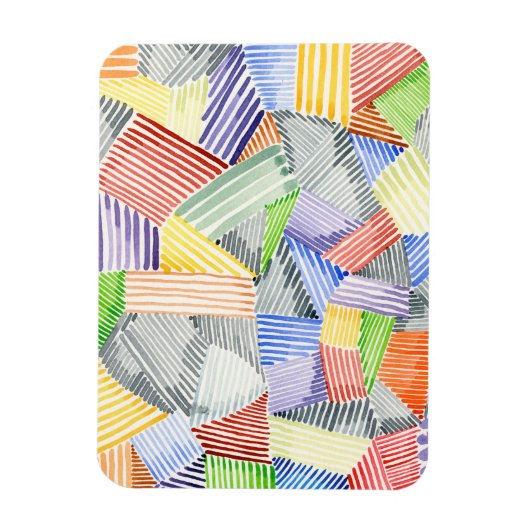 Crosshatch Quilt I Magnet (Vertikal)