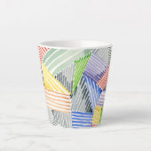 Crosshatch Quilt I Milchtasse (Vorderseite)