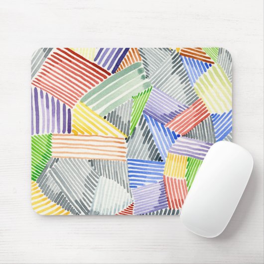 Crosshatch Quilt I Mousepad (Mit Mouse)