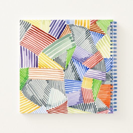 Crosshatch Quilt I Notizblock (Rückseite)