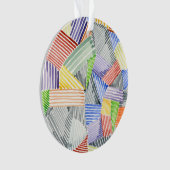 Crosshatch Quilt I Ornament (Vorderseite)