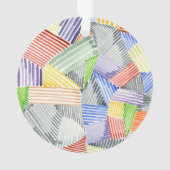 Crosshatch Quilt I Ornament (Rückseite)