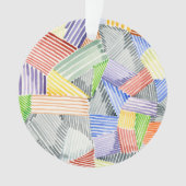 Crosshatch Quilt I Ornament (Vorderseite)