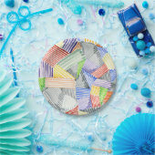 Crosshatch Quilt I Pappteller (Party)