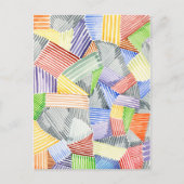 Crosshatch Quilt I Postkarte (Vorderseite)