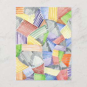 Crosshatch Quilt I Postkarte