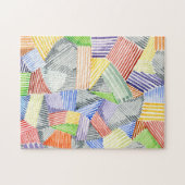 Crosshatch Quilt I Puzzle (Horizontal)