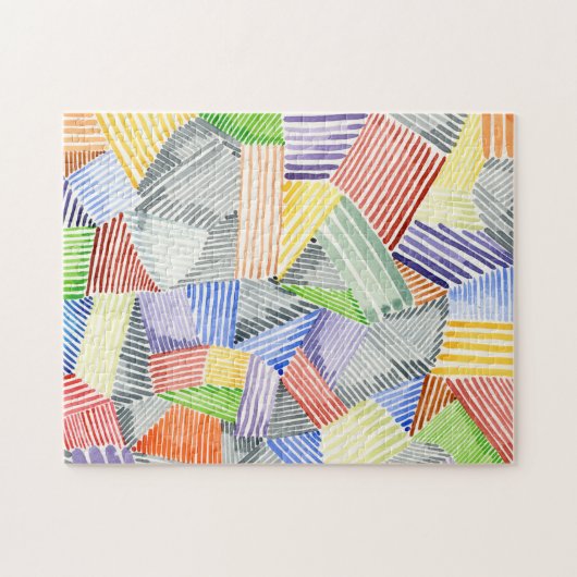 Crosshatch Quilt I Puzzle (Horizontal)