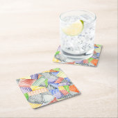 Crosshatch Quilt I Rechteckiger Pappuntersetzer (Vor Ort)