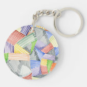 Crosshatch Quilt I Schlüsselanhänger (Rückseite)