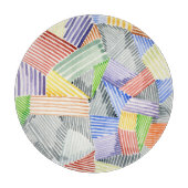 Crosshatch Quilt I Schneidebrett (Vorderseite)