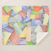 Crosshatch Quilt I Sherpadecke (Vorderseite (Horizontal))