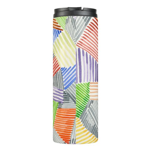 Crosshatch Quilt I Thermosbecher (Rückseite)