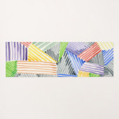 Crosshatch Quilt I Yogamatte (Rückseite (Horizontal))