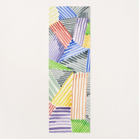 Crosshatch Quilt I Yogamatte (Vorderseite)