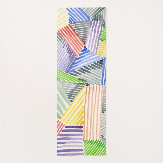 Crosshatch Quilt I Yogamatte (Rückseite)