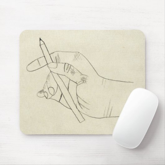 Crosshatched Handmousepad Mousepad (Mit Mouse)