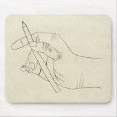 Crosshatched Handmousepad Mousepad (Vorne)